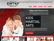 Tablet Screenshot of edgewaterkungfu.com